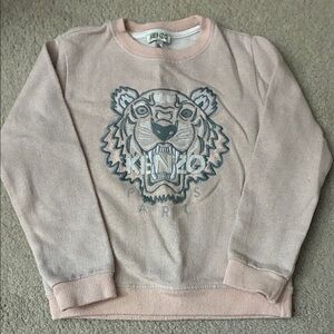 Like New - Kenzo sparkle pink sweatshirt 6yo